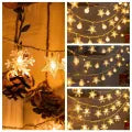 Night Lights LED String Lights Snowflake Light String Fairy Light