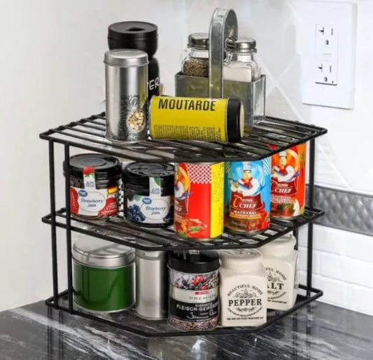 Kitchen Corner Shelf Rack