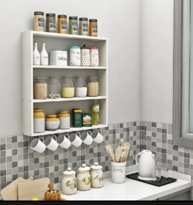 3 tier wall mounted shelf