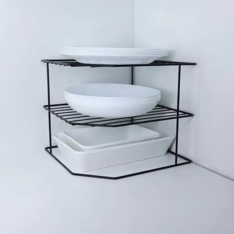 Kitchen Corner Shelf Rack