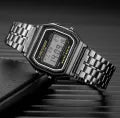 Trending Vintage Silver Classic Digital Wrist Watch for girls