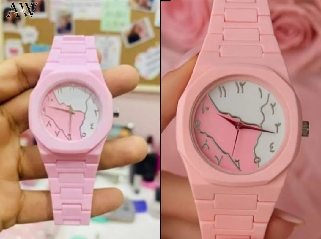 Pink Aura Stylish Wrist Watch